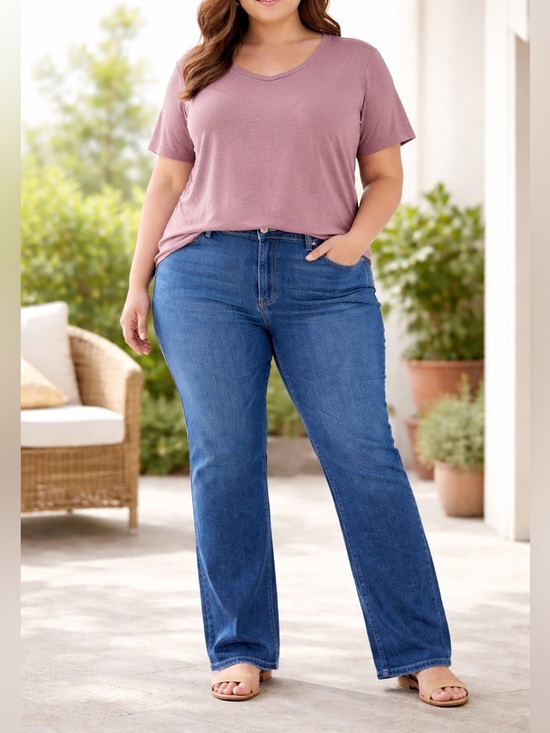 J. Jill Denim - J Jill jeans straight leg high rise size 18